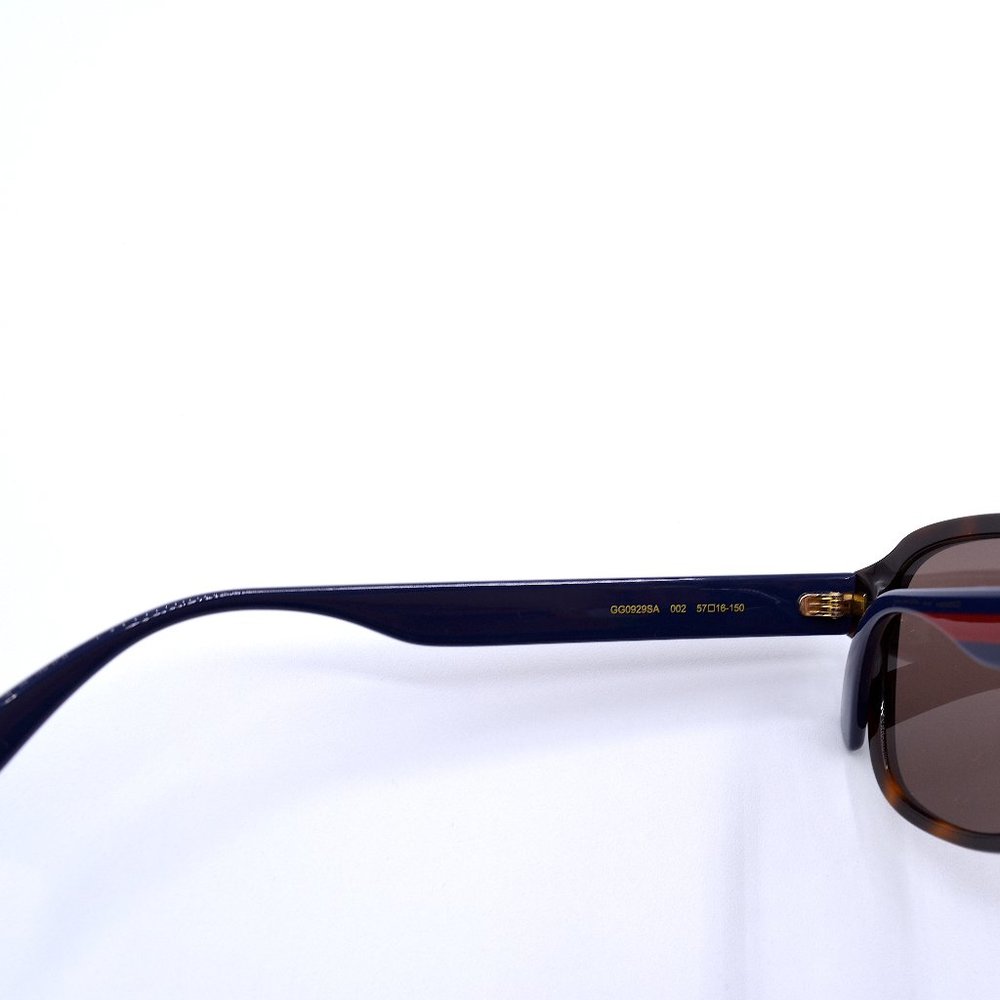NEW GUCCI GG0929SA 002 HAVANA BLUE BROWN AUTHENTIC SUNGLASSES - Picture 12 of 12